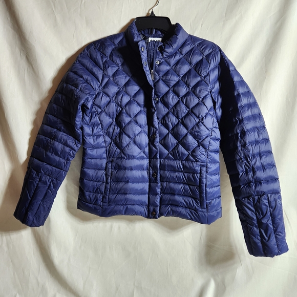 Lands' End Jackets & Blazers - Lands End Elegant Blue Quilted Down  Puffer Jacket Small Winter